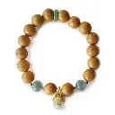 合香珠鹅梨帐中香招财猫黄色手串