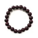 合香珠墨红玫瑰酸枣仁弹力绳手串