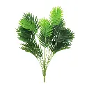 Artificial plant green 18 head loose tail sunflower