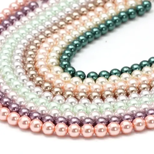 Imitation perle couleur 10mm