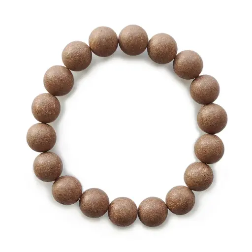 合香珠茉莉10mm弹力绳手串 